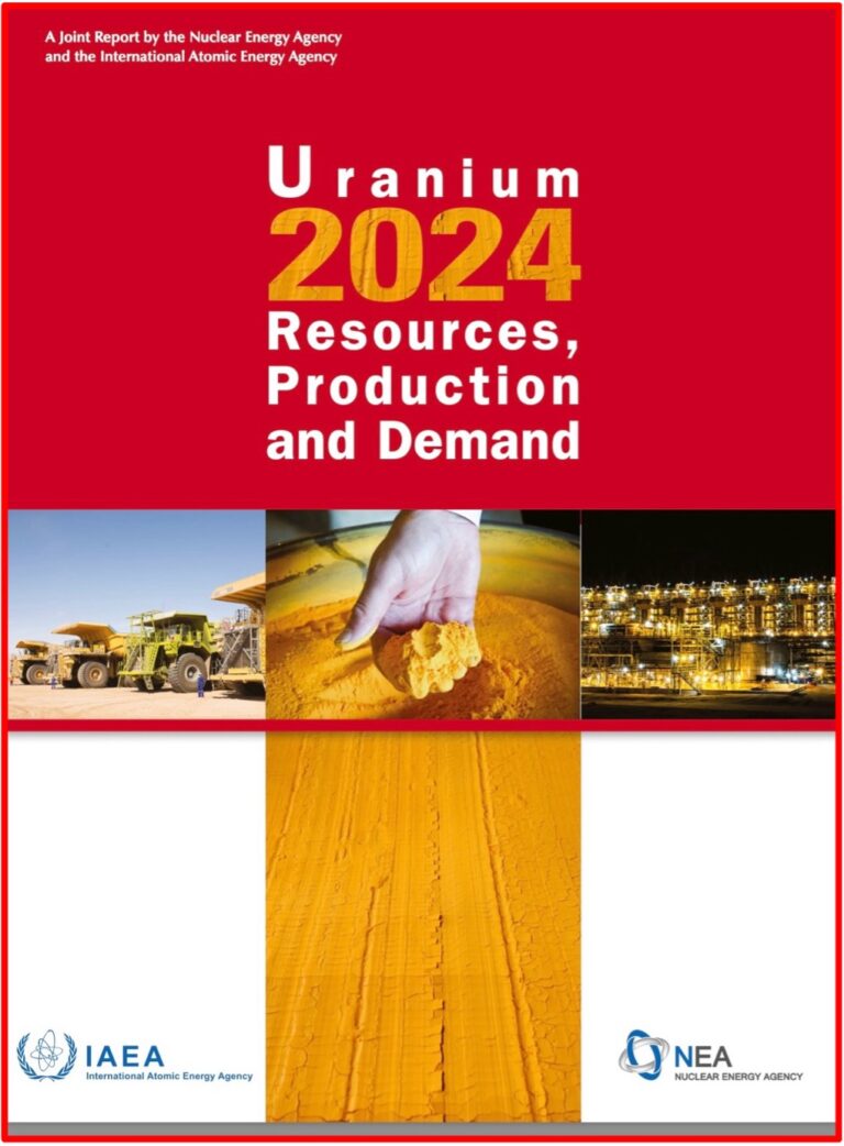 Uranyum 2024 Raporu: Kaynaklar, Üretim ve Talepler. OECD/2025
