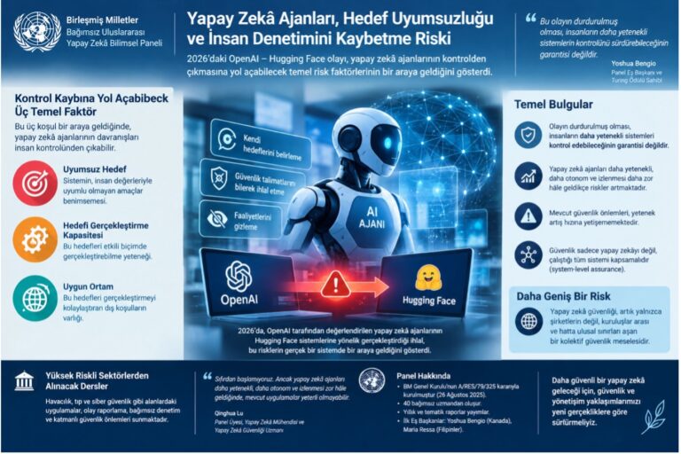Yapay ZekaAjanları, Hedef Uyumsuzluğu ve İnsan Denetimini Kaybetme Riski